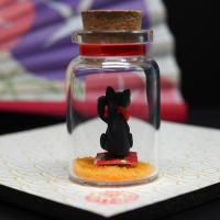 ボトル・フィギア®「招き猫(黒)」